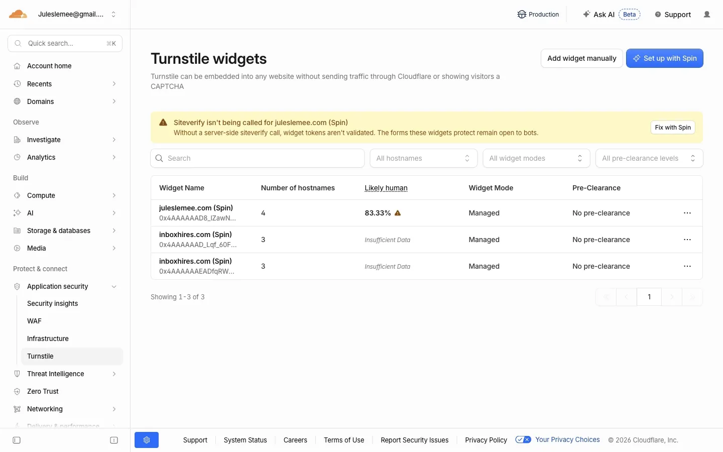 Use Spin to fix the implementation of existing widgets.